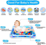 Tummy Time Water Mat Octopus Inflatable Baby Water Play Mat Sensory Toys Early Developmental Baby Toys for Newborn Girl & Boy
