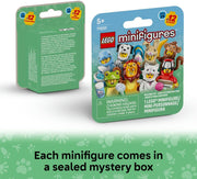 LEGO Minifigures Animal Series 28 - Blind Box - Get 1 of 12 Collectible Toys - Figures incl. Lion, Bunny, Cat & Dolphin - Party Bag Fillers for 5+ Year Old Boys & Girls - 71051