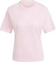 womens Essentials Small Logo Cotton T-Shirt T-Shirt - Pink