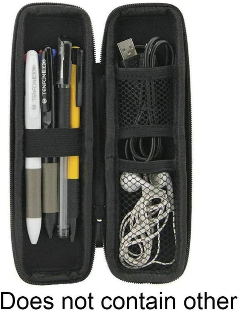 Hard Shell Pen Case Durable Stylus Pencil Case Holder EVA Hard Pencil Case for Pen Hard Shell Carrying Holder for Executive Fountain Pens Black
