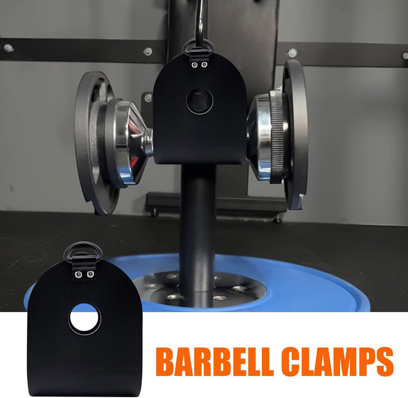 Dumbbell Clamps - Gym Workout Accessories | Ergonomic Compact Clamps for Barbell Dumbbell Row Bench Press for Exercise