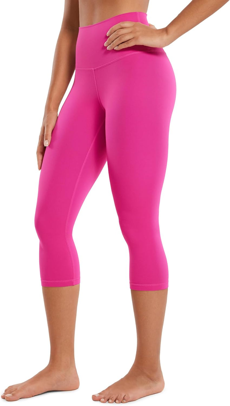 CRZ YOGA Womens Butterluxe High Waisted Lounge Legging 19 Inches - Workout Leggings Buttery Soft Capris Yoga Pants