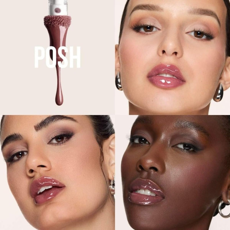 BEAUTY Faux Filler Shiny Non-Sticky Lip Gloss Posh - Deep Rose 0.13FL.OZ / 3.9ml