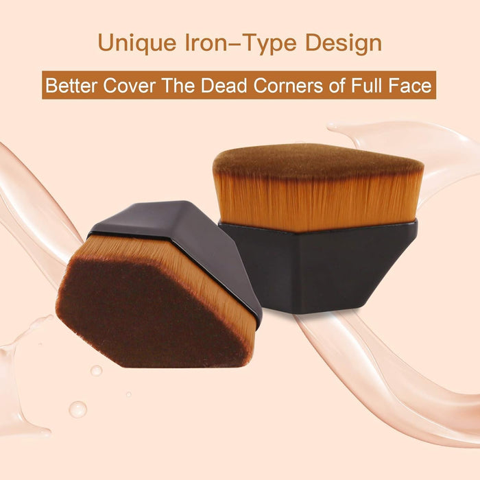 Azonee Flawless Wand Foundation Brush,High-Density Seamless Foundation Brush BB Cream Makeup Brushes Loose Powder Black