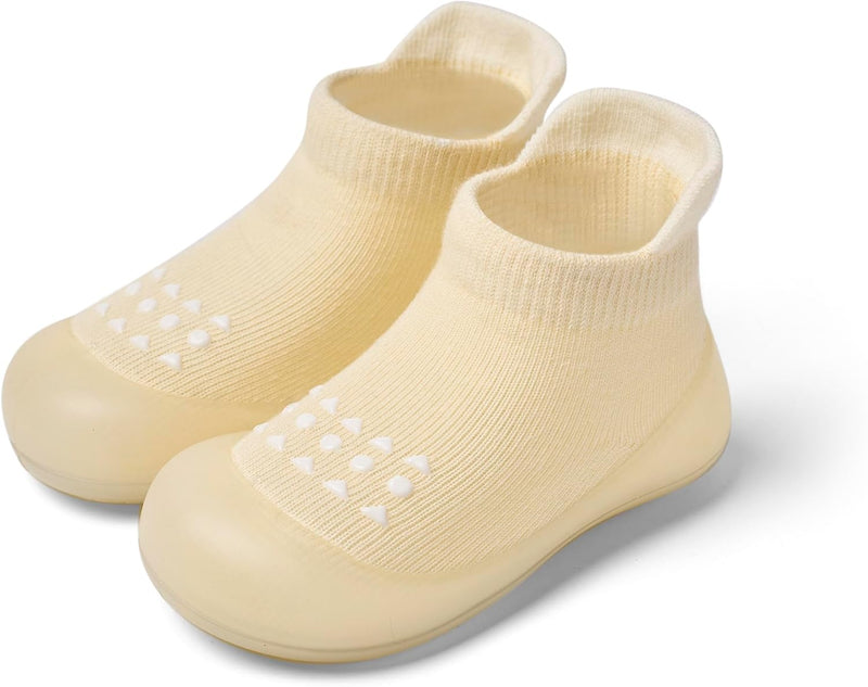 Bearbay Baby Sock Shoes Baby Walking Shoes Infant Non-Slip Breathable Slippers with Soft Rubber Sole Baby Boys Girls Sneakers