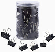 Binder Clips Kit 145Pcs Long Tail Clamp Set for Desk Organizer Accessories Binder Clips Office Stationery Supplies