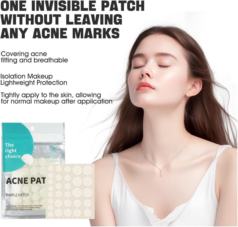 Vavilente Acne Pimple Patches,Hydrocolloid Acne Patch for Covering Face, Blemishes, Zits Absorbing Patch,Cosmetics Patch for Pimple Dots, Acne Treatment, Invisible Acne Spot Patches(150 Count)