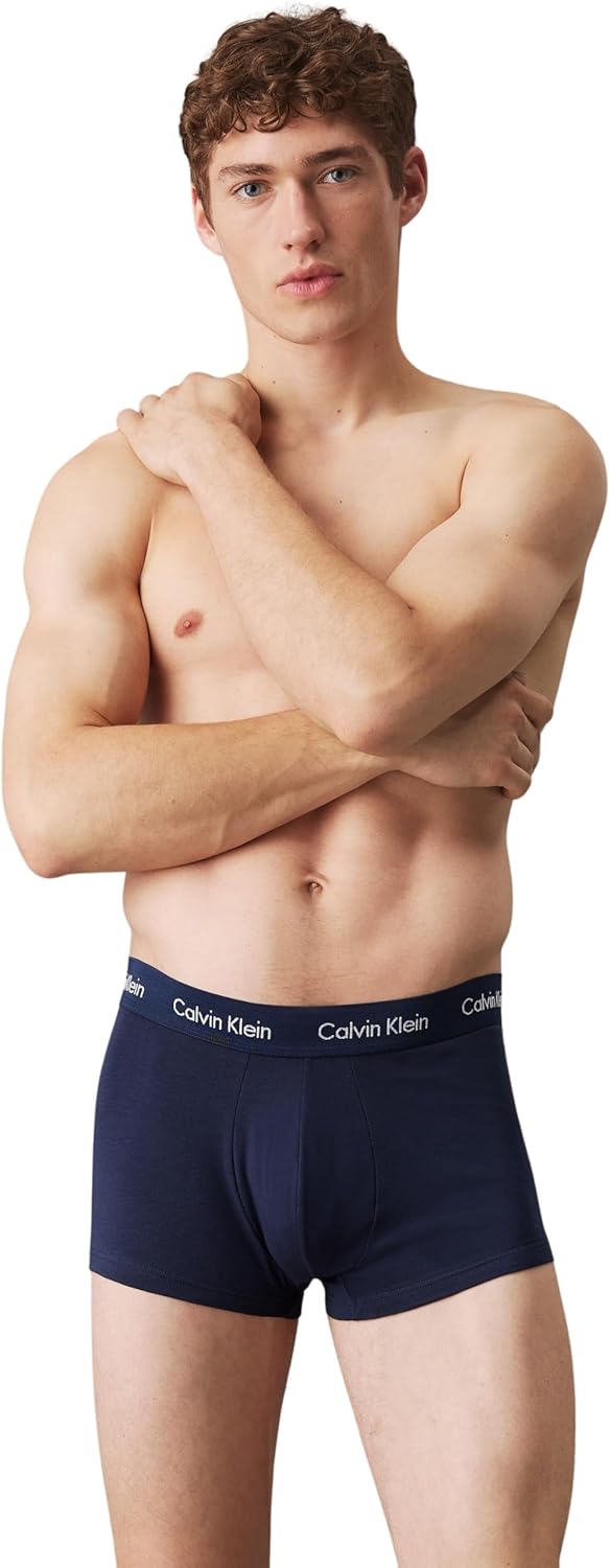 Men's 3P Low Rise Trunks (pack of 3) - Black/BlueShadow/CobaltWater DTM WB