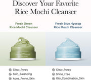 Rice Mochi Facial Cleanser Gift Set, 6 Varieties, 0.52 oz each - travel size, Korean skin care, holiday gift set