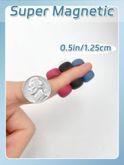 Evnlo 12 Pairs Strong Hijab Magnets Pinless Hijab Pins for Women, Multi Use Magnetic Pins for Hijab Scarf Shirts Dress and Clothes