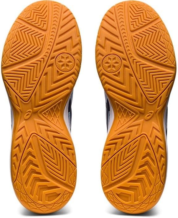 UPCOURT 5, Men's INDOOR SPORT SHOES, PEACOAT/SHOCKING ORANGE, 41.5 EU Narrow