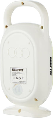 Geepas LED Emergency Lantern- GE53038 Energy Efficient Design, 22 Pieces Hi-Power LEDs, and 5 Hours Working Compact, Portable and Light-Weight Design with Stand