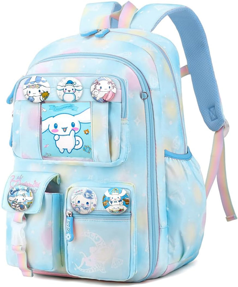 HANNEAÂ® School Backpack for Girls, Cartoon School Backpack for Schoolgirls Large Capacity Girls Backpack for Kids