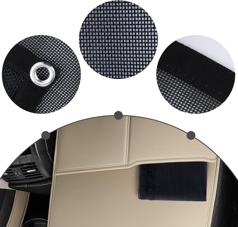 TERRIFI Car Net for Dogs, Dual Layer Pet Travel Safety Barrier Net for Dogs Easy to Install and Remove, Keep Pet Hair Out of Back Seat, Use for Cars Trucks, SUV
