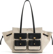 Women's Linda Tote Bag - Black Canvas