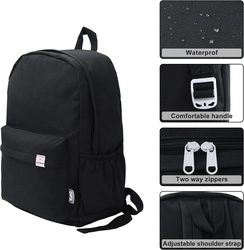 TIAASTAP Aesthetic Backpack School Bags for Teenage Girls Backpacks for School for Girls Women Backpacks for School College Backpack Back to School