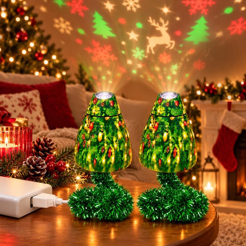 Christmas Projector Light, Plug and Play HD Christmas Projector – image 2
