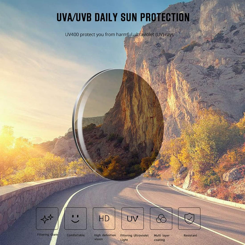 RINKUOLYO Sports Polarized Sunglasses for Men and Women Viper Sunglasses for Cycling Running Driving, M