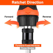 ValueMax Ratcheting Screwdriver, 9-In-1 Multi Screwdriver, Adjustable Length, High-Strength Bits, Phillips, Slotted, Torx, Hex, Nut Driver
