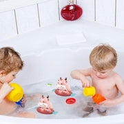 Children Bathing Toy,Float Wind-Up Baby Bath Toys Cow Swimming Pool Game Toy for Kids, Children | Cute Farm Animal Toy Water Jet Toy for Bathtub, Beach, Pool