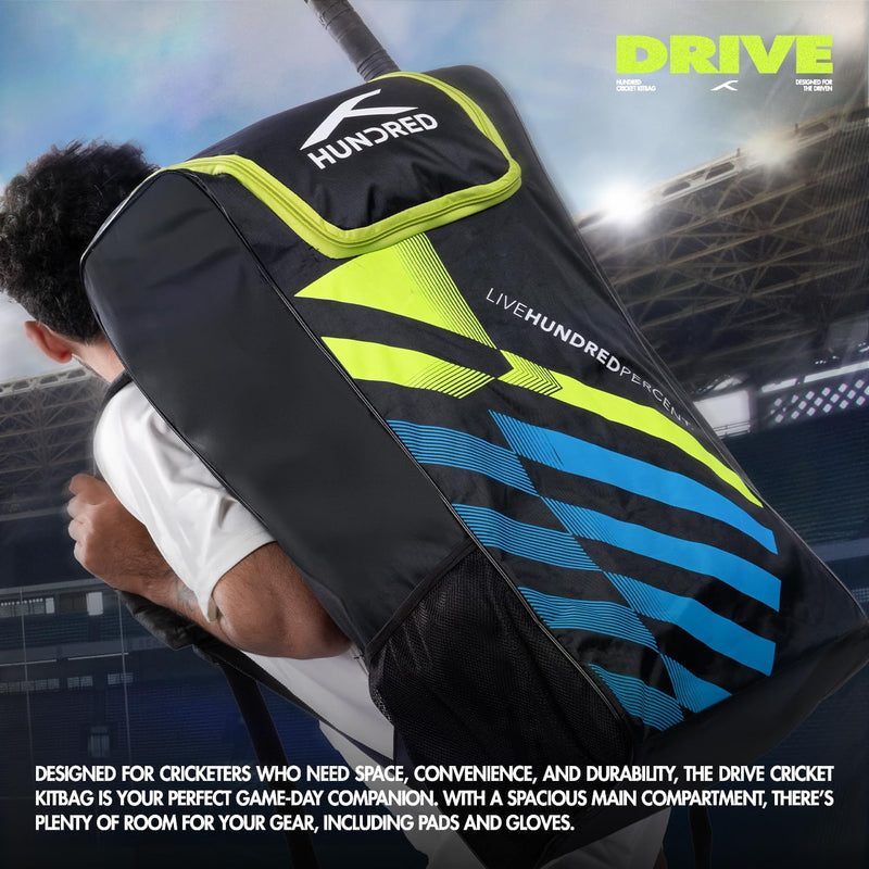 Drive Cricket Kitbag - Black