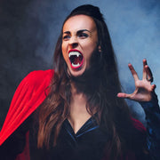 Halloween White Teeth Fangs Teeth, Costume, Funny Halloween Dress-Up, Pretend Play Decoration (12-Pack)