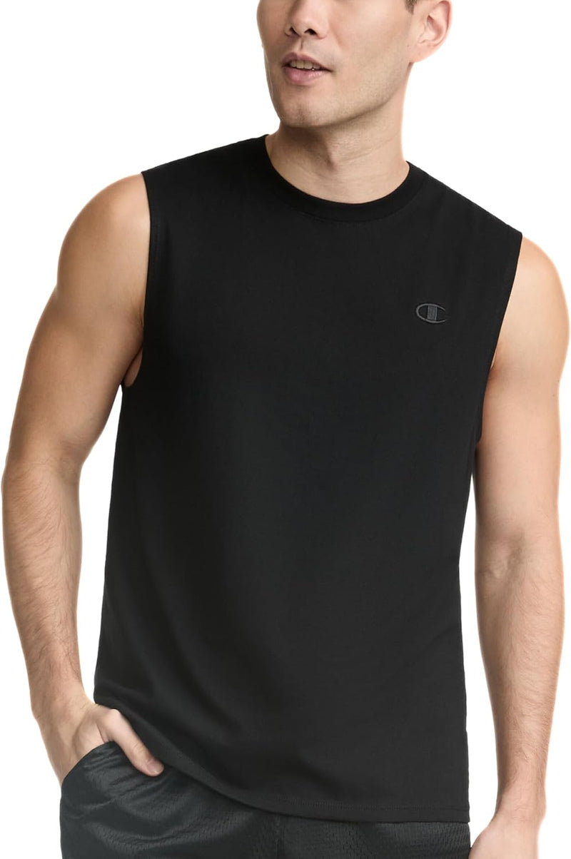 Mens Classic Jersey Muscle T-shirt Shirt (pack of 1) - Black