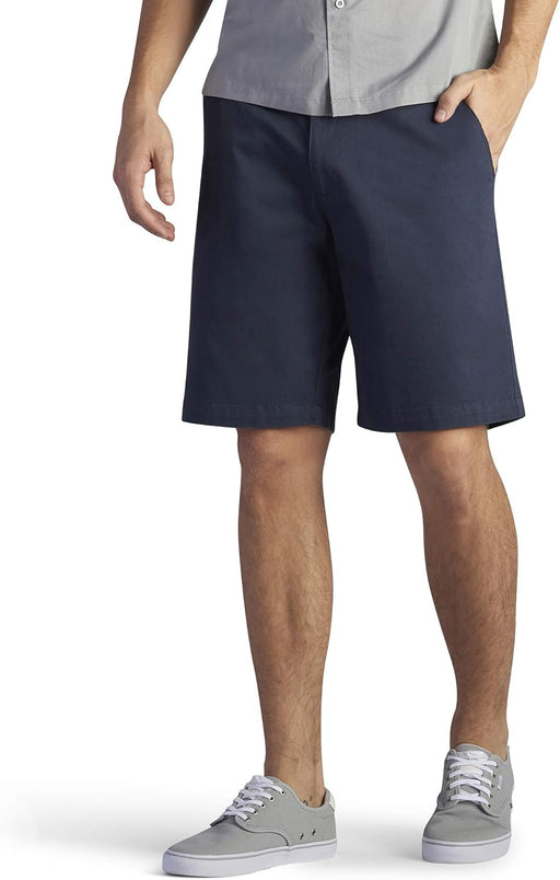 Men's Extreme Motion Flat Front Short - Navy