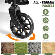 SKY-TOUCH Garden Cart Folding Trolley Cart Outdoor Wagon Collapsible with Removable Fabric Festival Garden Camping Picnic Cart Portable Transport Trailer