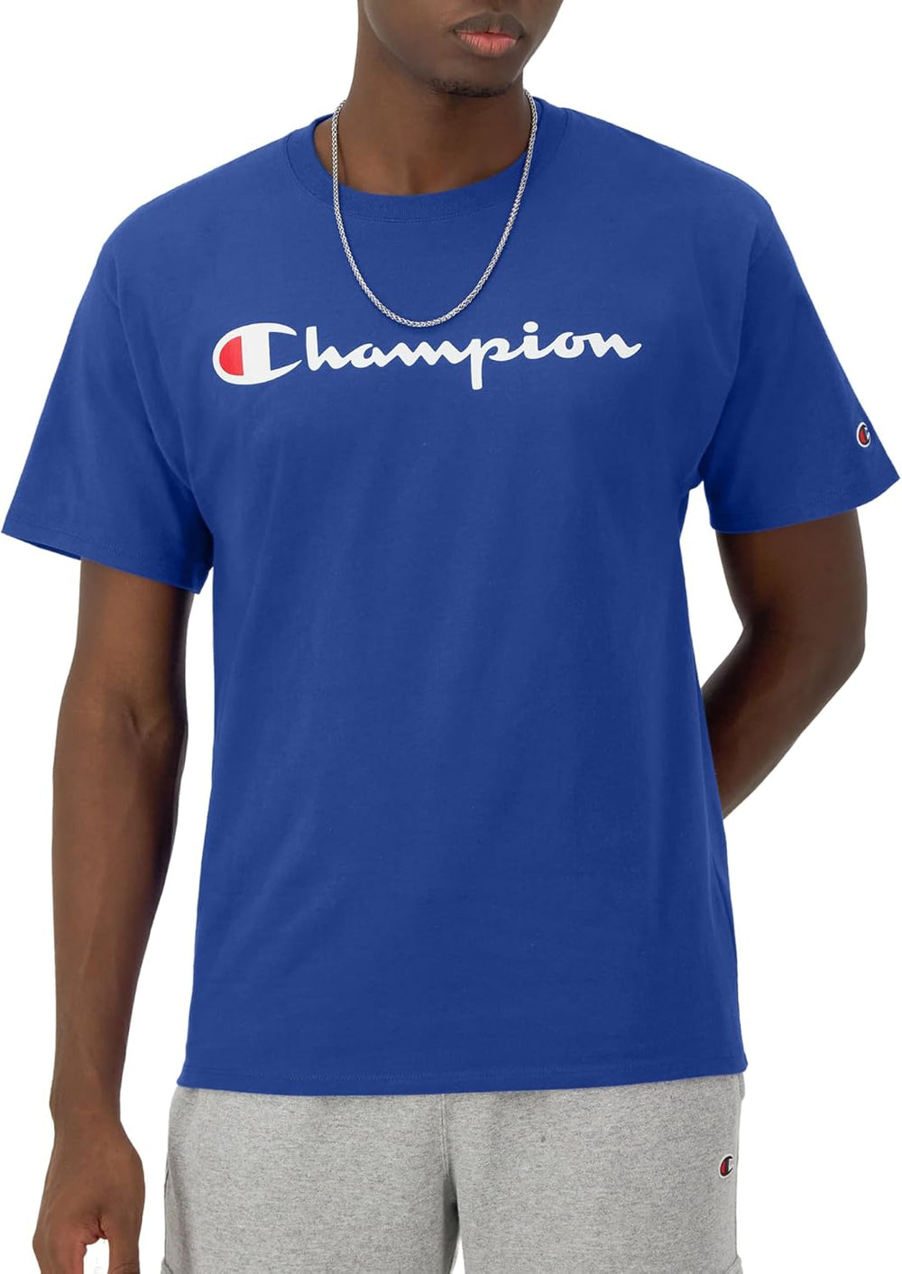 mens Classic Graphic Tee, Big C Logo T-Shirt