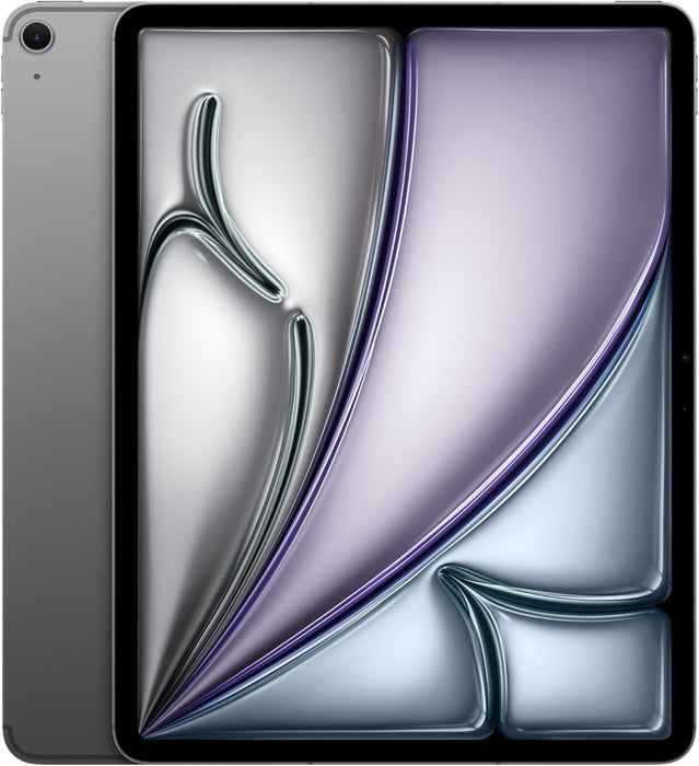 Apple iPad Air 13-inch with M3 chip Built for Apple Intelligence, Liquid Retina Display, 128GB, 12MP Front/Back Camera, Wi-Fi 6E, Touch ID, All-Day Battery Life — Space Gray