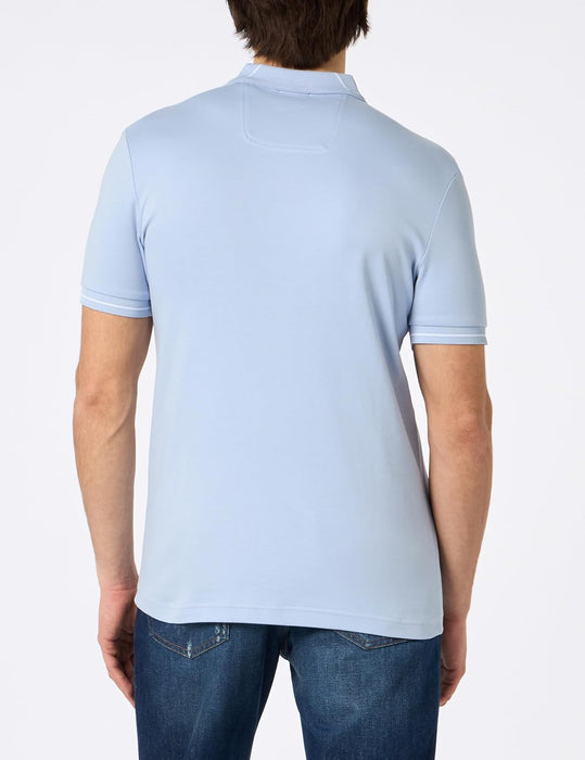 BOSS Men's Paule 1 Slim-Fit Interlock Cotton Polo Shirt with Mesh Logo