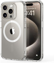 ESR for iPhone 17 Pro Max Case, Camera Control Cover, Compatible with MagSafe Accessories, TPU, Military-Grade Drop Protection, Shock-Absorbing Air Guard Corners, Hybrid Series, Clear - iPhone 15 Pro Max A-Clear
