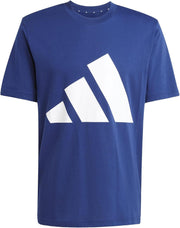 Men's Essentials Big Logo Single Jersey Tee T-Shirt - Blue