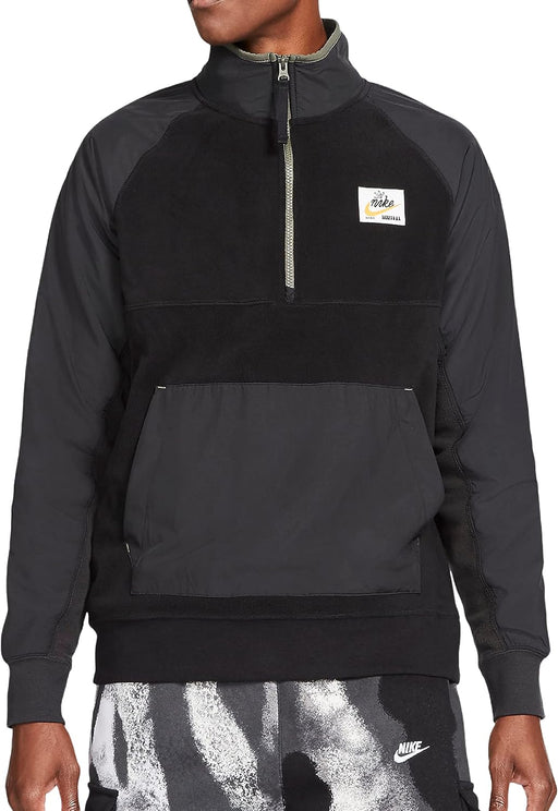 Men's M NSW Club Hoodie Fz Ft Sweatshirt - L Black