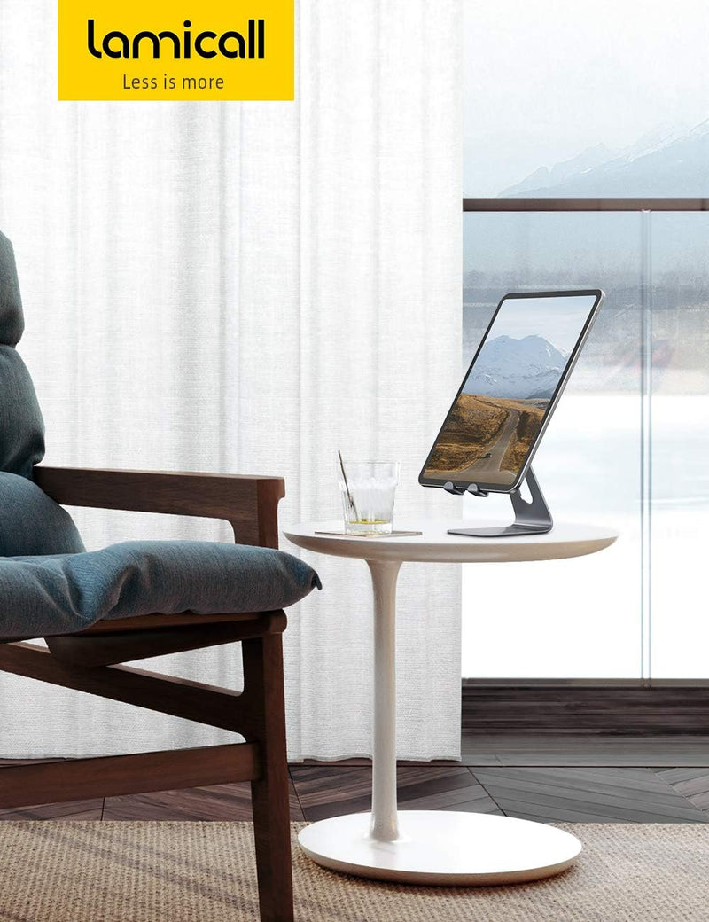 Lamicall Adjustable Tablet Stand For All Tablets Gray A1-Stand G