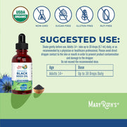 Black Seed Oil Liquid Drops by 3 Month Supply USDA Black Cumin Seed Oil for Immune Support, Heart Health, Hair, and Skin Sugar Free Vegan Non-GMO Gluten Free 2 Fl Oz - Unflavoured 2 Fl Oz (Pack of 1)