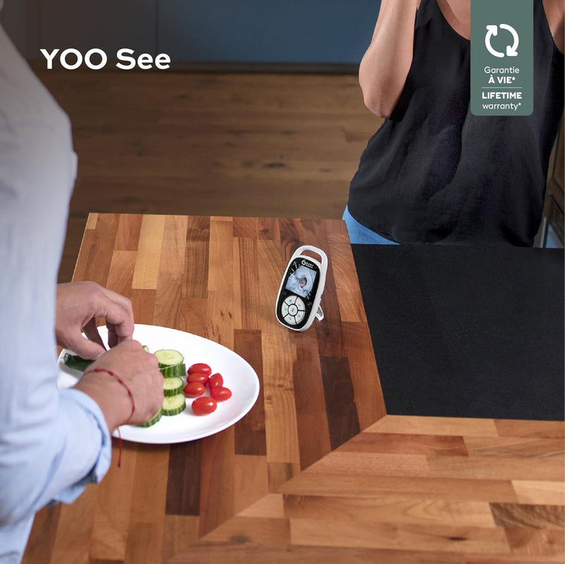 Babymoov YOO-See video baby monitor, 2.4 inch display, night vision, zoom function, intercom function, VOX function