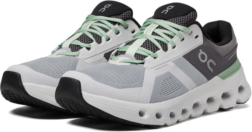 On Men's Cloudrunner 2 Sneaker, Glacier/Sage, 11, 45 EU - 45 EU Glacier/Sage