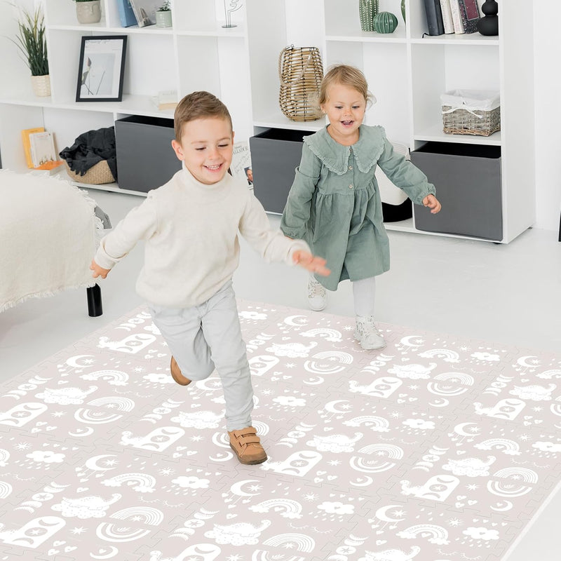 Premium Soft Foam Play Mat for Baby, 170x122 cm, Easy to Clean - The Perfect Modern Foam Playmat Fits Nicely with Your Kids Playroom Or Home Decor 1.2 cm Thickness