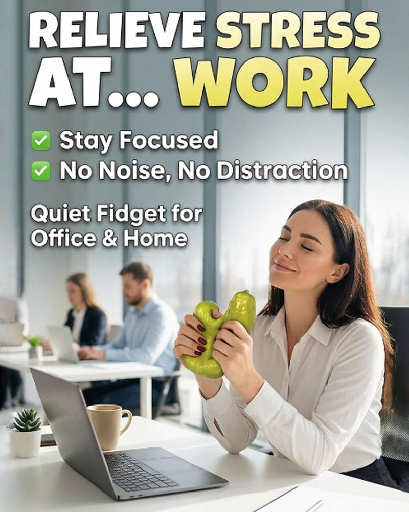 SLEEPHEAD11in Pickle Squishy, Jumbo Squishy Pickle Giant Big Realistic Pickle Moldable Soft Squishys Slow Rising Stress Ball for Anxiety Stress Party Favor for Adults