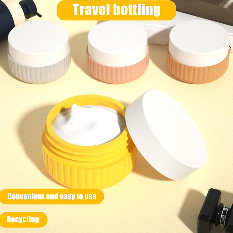 Silicone Toiletry Bottles - Leakproof Small Travel Toiletry Bottles | 50ml Storage Organizer for Lotion, Facial Cleanser, Cosmetics, Medications