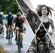 RT100 RIDE YOUR WAY Professional wrap around Frameless Cycling Sunglasses for Men and Women