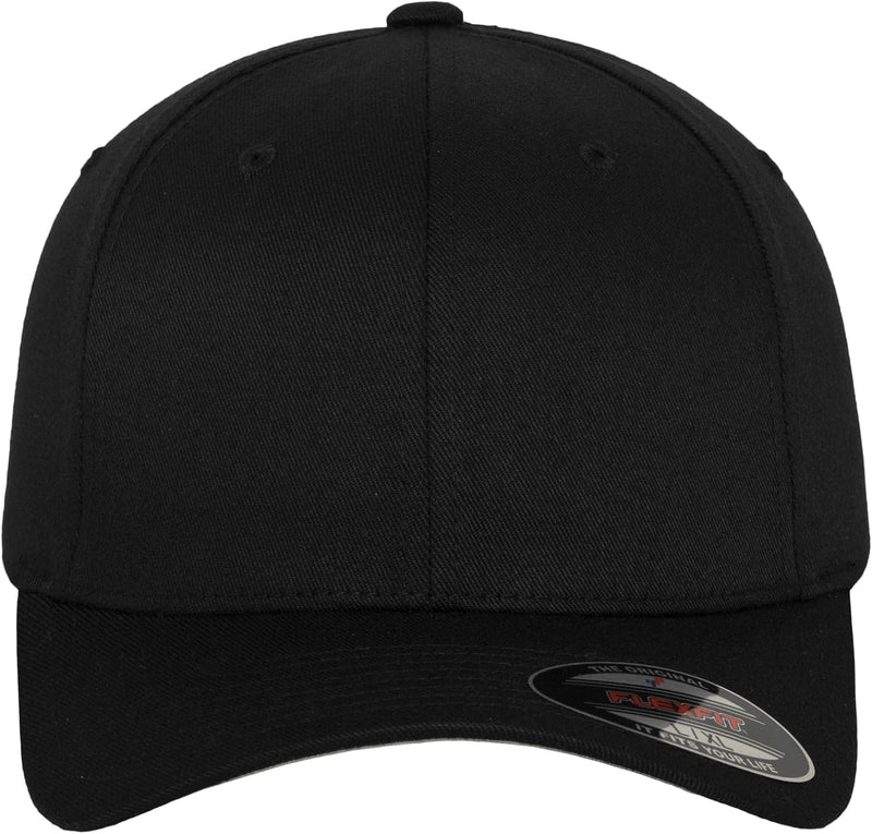 mens Flexfit Men's Athletic Baseball Fitted Cap - Black