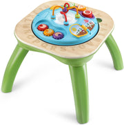 LeapFrog ABCs and Activities Wooden Table Educational play table with letters, numbers, and sensory activities that help toddlers build fine motor skills and early literacy knowledge.