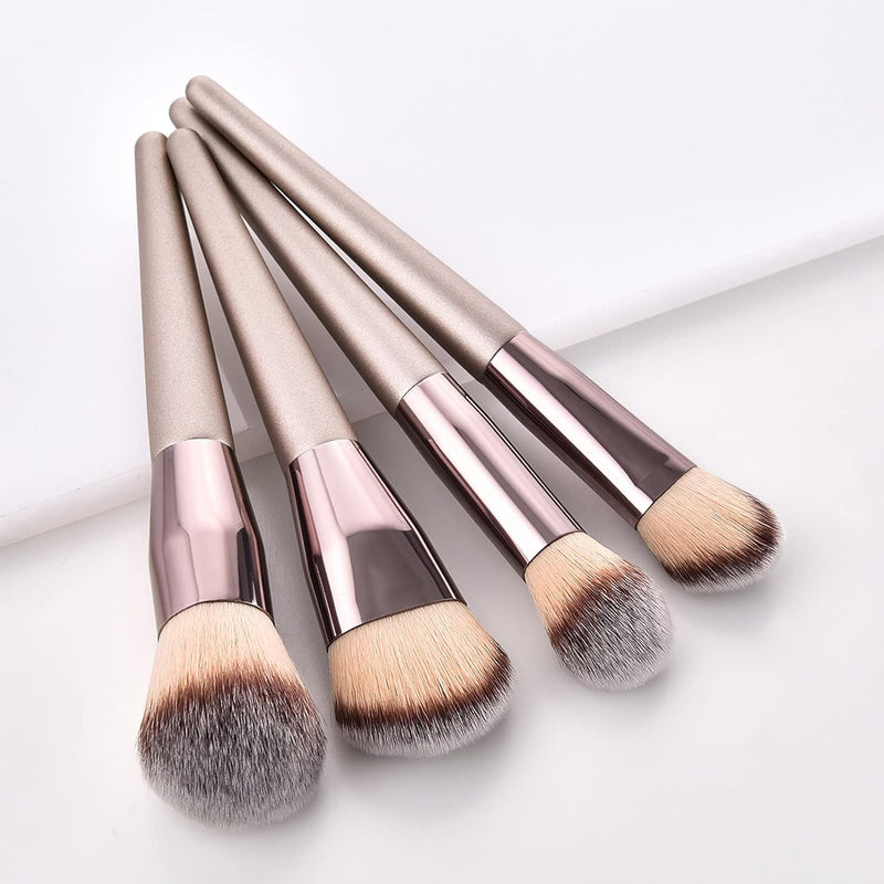 Acivin Professional Angled Foundation Brush Premium Synthetic Kabuki Makeup Brush Bronzer Contour Brush Cosmetic Applicator for Blending Liquid Powder BB Cream Vegan Brochas de Maquillaje