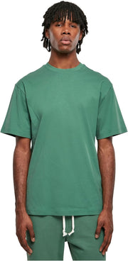 mens Tall Tee Oversized T-Shirt Oversized Short Sleeves T-Shirt with Dropped Shoulders, 100% Jersey Cotton (pack of 1) - Leaf