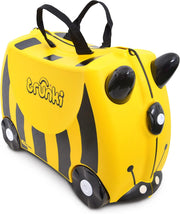 Harley The Ladybug Ride On Suitcase Red TI0092 GB01, Harley Ladybug (Red Pokadot), 0092-GB01, Harley (Red) - Bernard