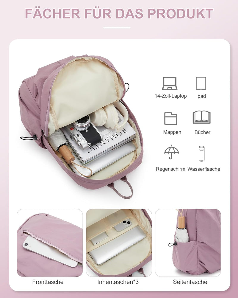 livbote School Backpack Teenager Backpack School Women Men Waterproof Lightweight Daypack Daypack Travel Backpack for Girls Boys