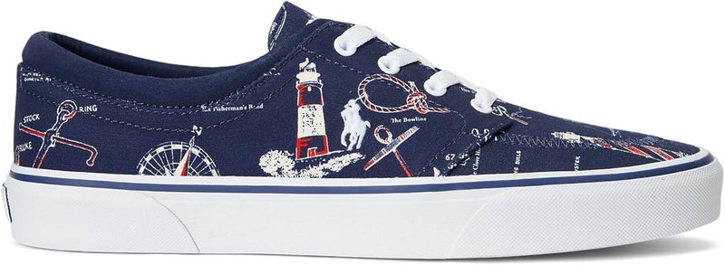 POLO RALPH LAUREN Canvas Faxon Low Sneaker Mens Sneaker